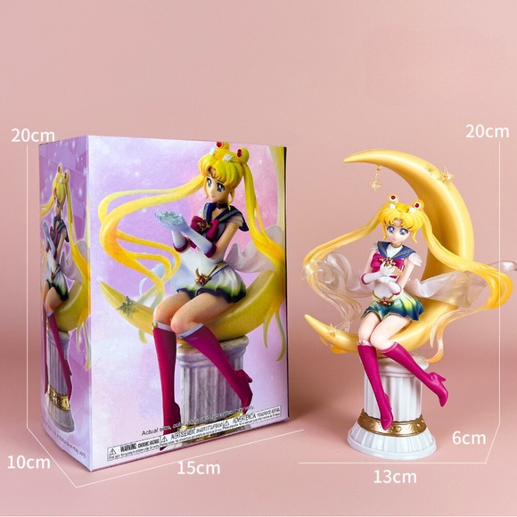 Anime Sailor Moon PVC Doll Action Figures Model Car Ornament